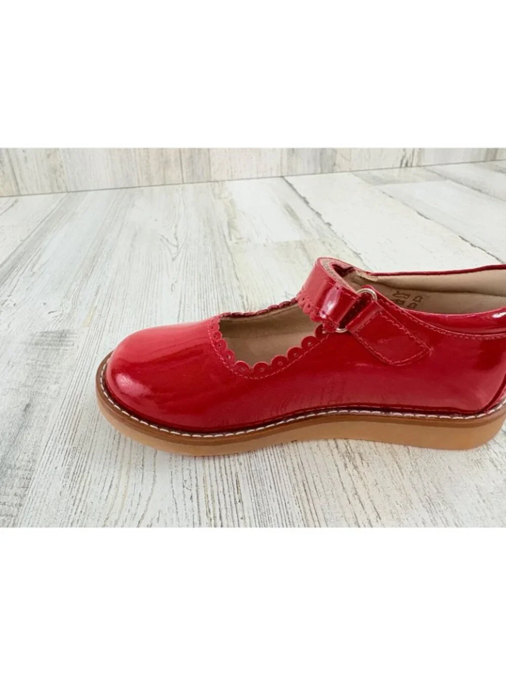 Elephantito Red Patent Mary Jane Shoes Girls Sz 26 10 NEW